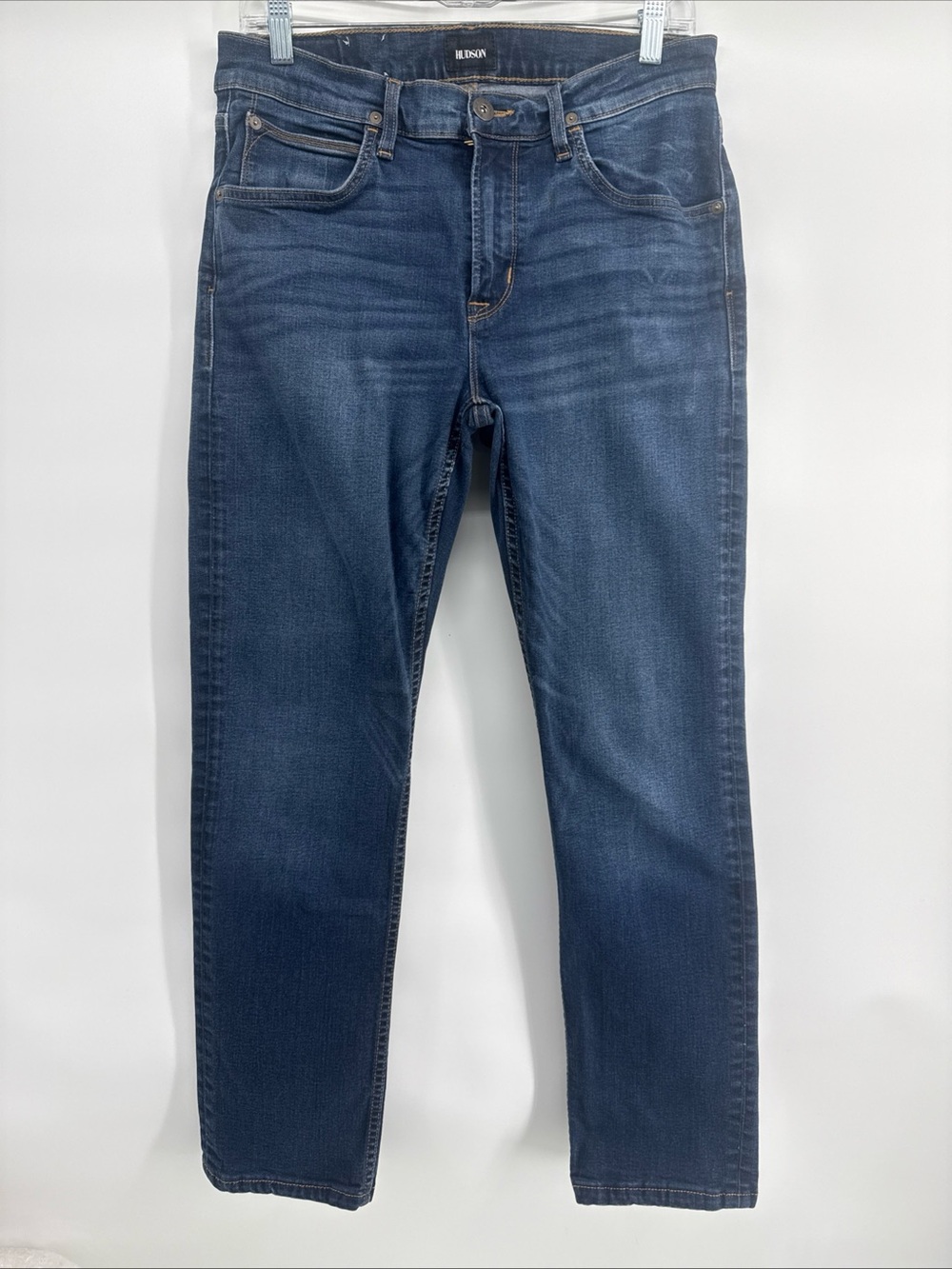 Men’s Hudson, Blake Slim Straight Dark Wash Jeans Sz 33x28